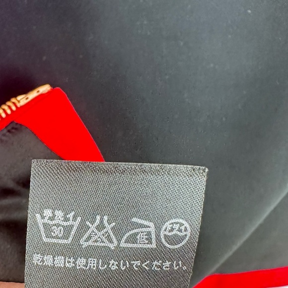 Ted Baker Pencil Skirt Black Pink Purple Color Block Exposed Zipper Womens 4 - Picture 5 of 7